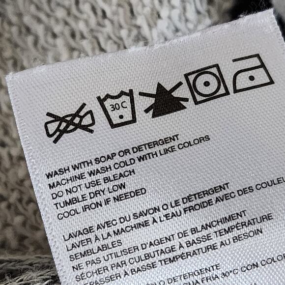 Quicksilver Grey Gray Hoodie Top - Picture 5 of 5